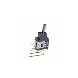 1 pcs : A12HV - Toggle Switches SPDT ON-ON .248 FLAT VERTICAL PC .4VA