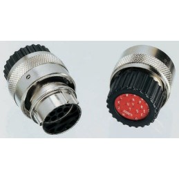 1 pcs - ITT Cannon Circular Connector, 12 Contacts, Cable Mount, Plug, Female, IP67, Trident Neptune Metal Series