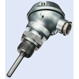 1 pcs - Electrotherm PT100 RTD Sensor, 6mm Dia, 100mm Long, G1/2, F0.3 +200°C Max