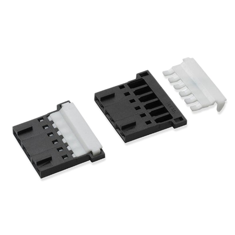 10 pcs - Molex, SL Male Connector Housing, 2.54mm Pitch, 6 Way, 1 Row