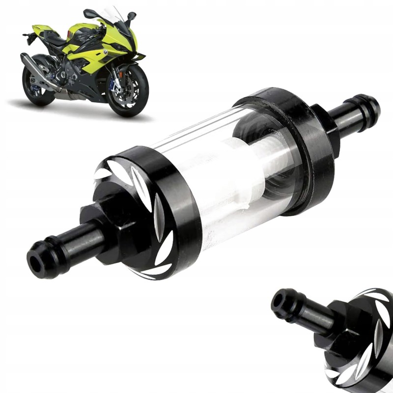 Universal fuel filter 8mm aluminum for car ATV