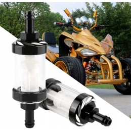 Universal fuel filter 8mm aluminum for car ATV
