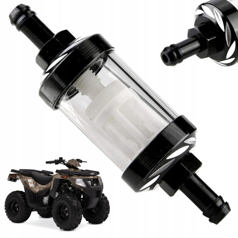 Universal 8mm fuel filter for motorcycle auto atv