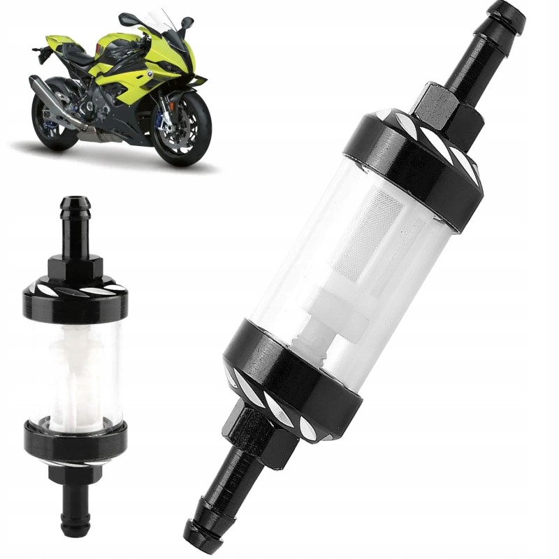 Universal 8mm aluminum fuel filter for ATV auto