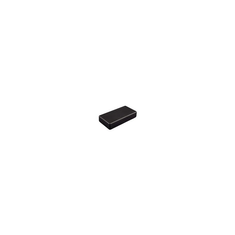 1 pcs : 1599EBKBAT - Enclosures for Single Board Computing FR ABS w/Batt. Door 1.33x3.3x6.7' Black