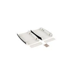 1 pcs : 1553BXGY - Enclosures, Boxes & Cases 1553BX SOFT TOUCH CASE 2-PANEL
