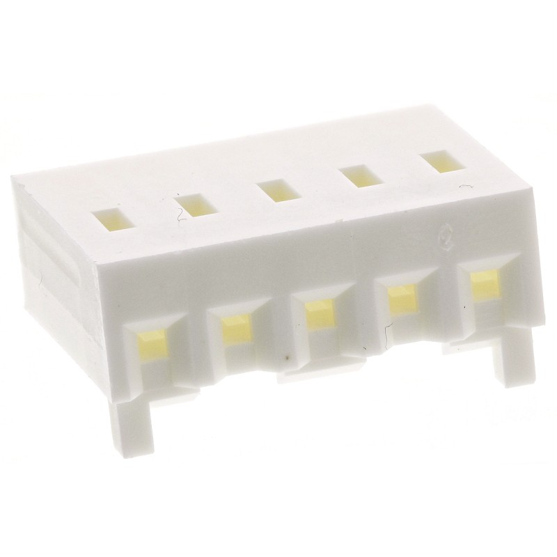 10 pcs - Molex, KK 396 Female Connector Housing, 3.96mm Pitch, 5 Way, 1 Row
