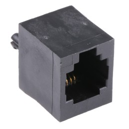 1 pcs - MH Connectors MH Modular Series Female RJ12 Connector, Through Hole, UTP Shield