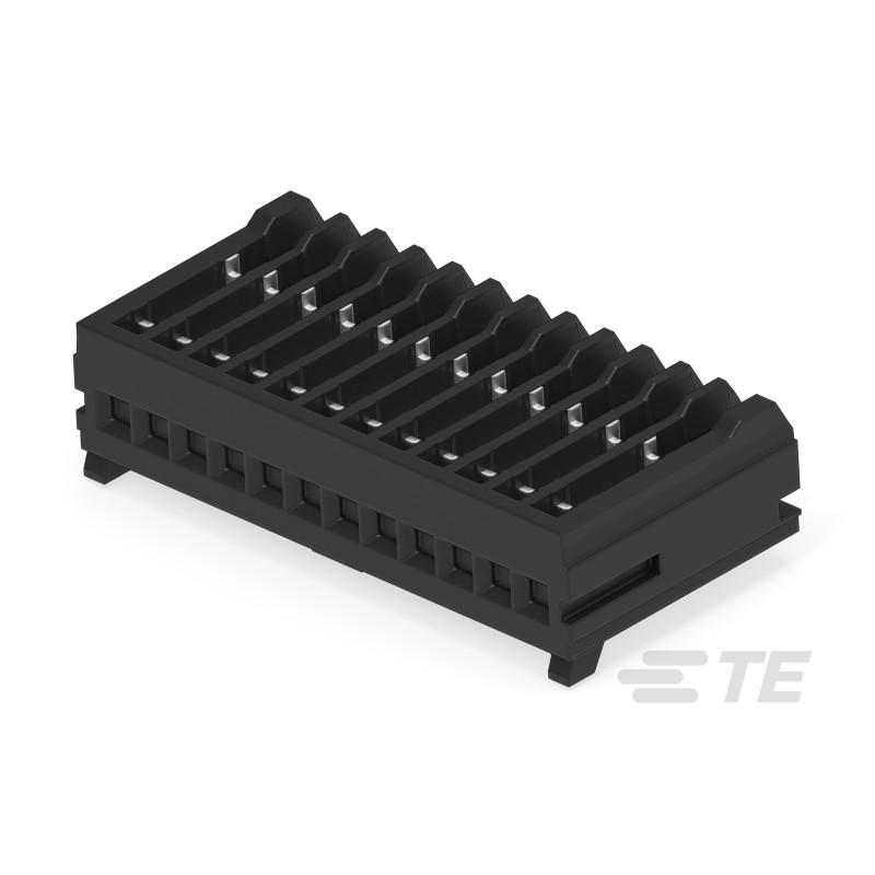 5 pcs - TE Connectivity MICRO CT Series Straight Cable Mount, IDC PCB Socket, 12-Contact, 1-Row, 1.2mm Pitch, IDC Termination