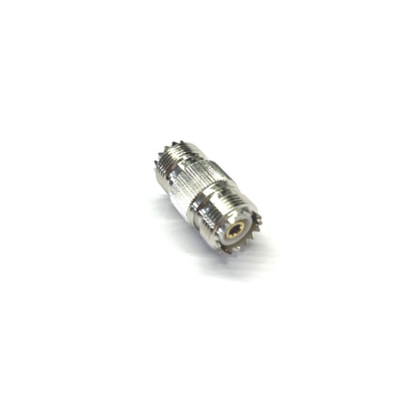 1 pcs - RS PRO Straight 50Ω Coaxial Adapter UHF Socket to UHF Socket 300MHz