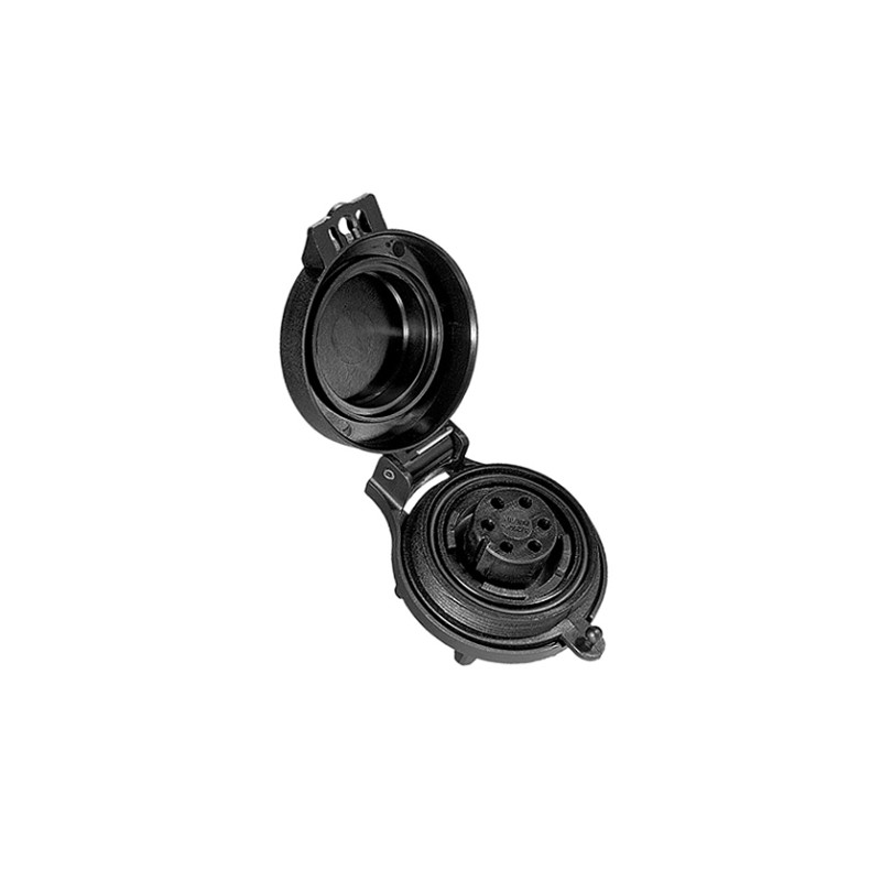 1 pcs - Bulgin Standard Buccaneer Circular Connector Dust Cap IP54 Rated, with Black Finish