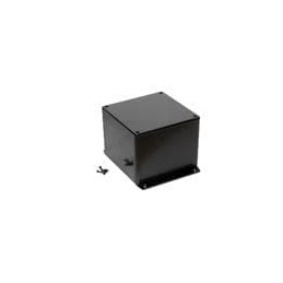 1 pcs : 1591VF2SBK - Enclosures, Boxes & Cases ABS w/Bottom Flange 4.7x4.7x3.5' Black