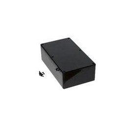 1 pcs : 1591EBK - Enclosures, Boxes & Cases Flame Retardant ABS 2.2x4.3x7.5' Black