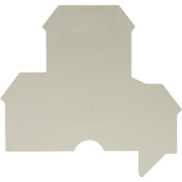 10 pcs - Wieland APN 2,5 E Series End Cover for Use with Multi-Tier Feed-Through Block with Screw Connection