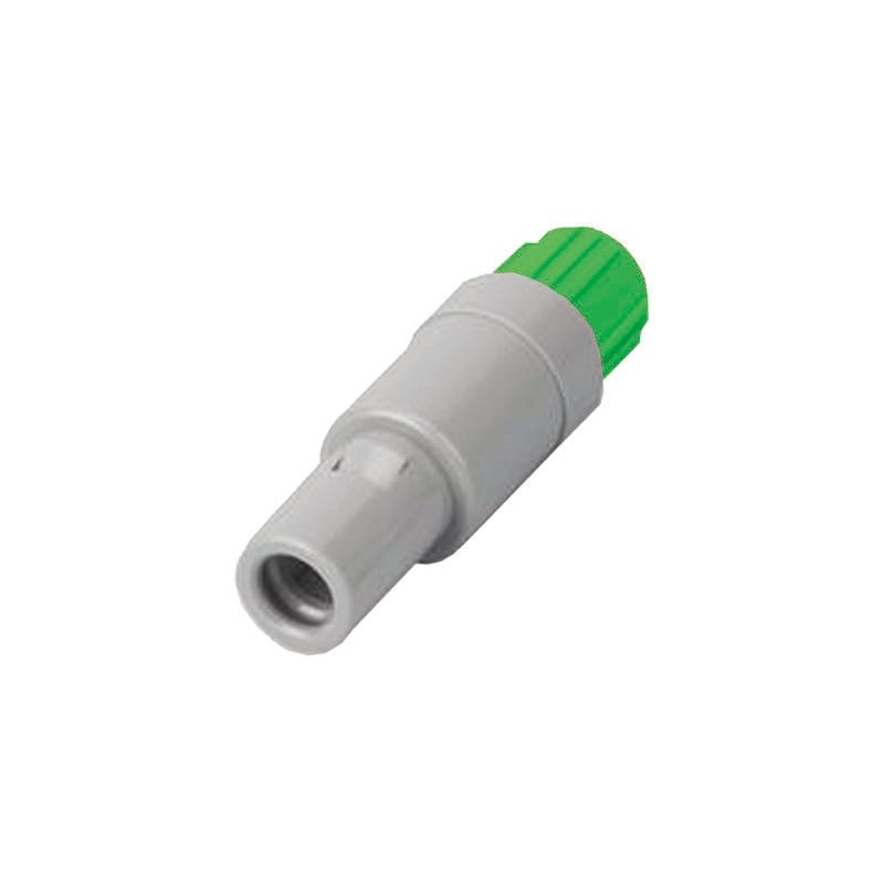 1 pcs - Lemo Circular Connector, 2 Contacts, Cable Mount, Plug, Male, IP50, Redel P Series