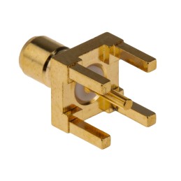 1 pcs - RS PRO, jack PCB Mount SMB Connector, 50Ω, Solder Termination, Straight Body