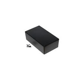 1 pcs : 1591XXEBK - Enclosures, Boxes & Cases Flame Retardant ABS 7.6x4.4x2.2' Black