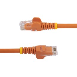 1 pcs - StarTech.com Cat6 Male RJ45 to Male RJ45 Ethernet Cable, U/UTP, Orange PVC Sheath, 1m, CMG Rated