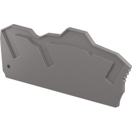 10 pcs - Entrelec End Section for Use with ZK6-3P PI-Spring Screwless Terminal Blocks, ZK6-PE-3P PI-Spring Screwless Terminal