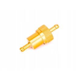 Aluminum fuel filter 6 5x28x71 yellow