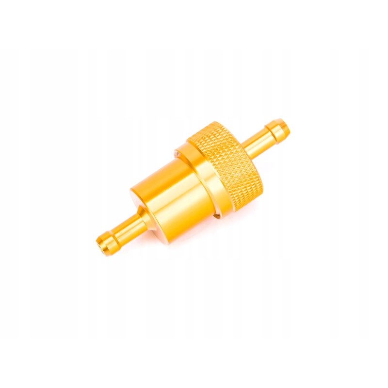 Aluminum fuel filter 6 5x28x71 yellow