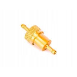 Aluminum fuel filter 6 5x28x71 yellow