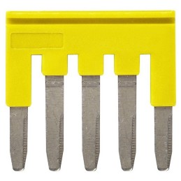 10 pcs - XW5S Short Bar for use with XW5G-P2.5-5 Grounding Terminal Block, XW5T-P2.5-5 Feed Through Terminal Block