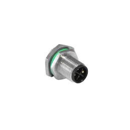 1 pcs - Bulgin Circular Connector, 5 Contacts, Panel Mount, M12 Connector, Socket, IP67, Buccaneer M12 Series