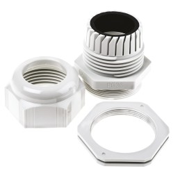1 Box of 3 - SIB SIB-TEC Series Grey PA 6 Cable Gland, PG29 Thread, 14mm Min, 25mm Max, IP68