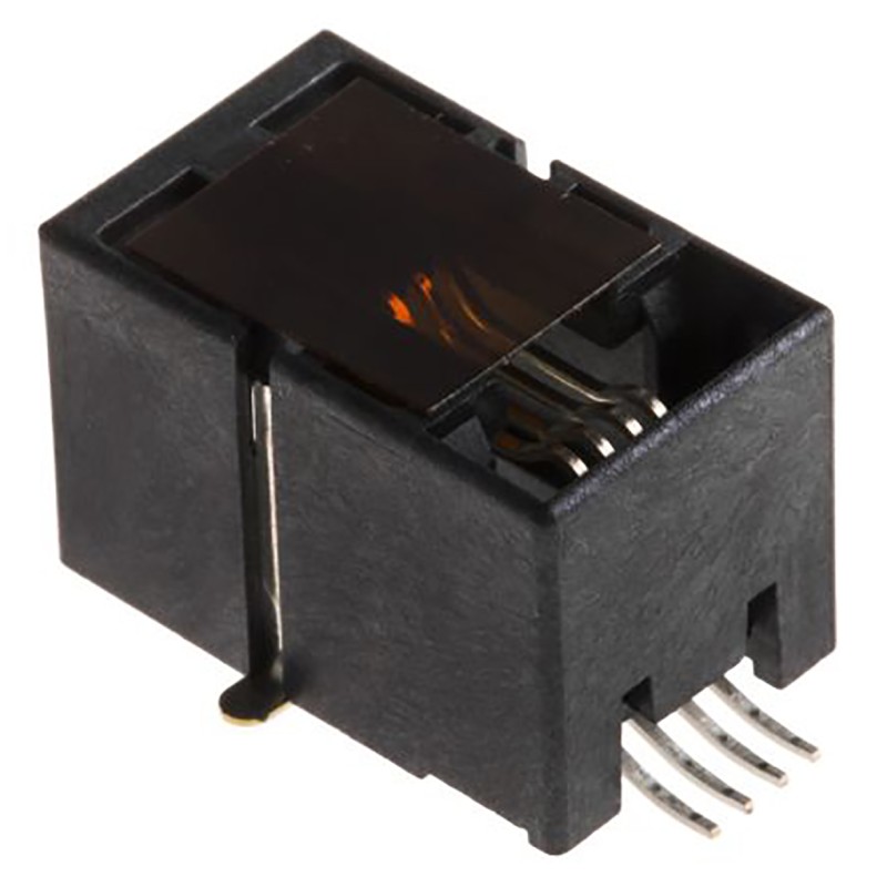 205 pcs - Molex Male RJ11 Connector, Surface Mount, Cat3