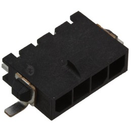 215 pcs - TE Connectivity Micro MATE-N-LOK Series Right Angle Surface Mount PCB Header, 4 Contact(s), 3.0mm Pitch, 1 Row(s),