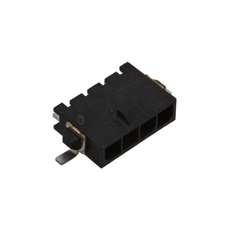 215 pcs - TE Connectivity Micro MATE-N-LOK Series Right Angle Surface Mount PCB Header, 4 Contact(s), 3.0mm Pitch, 1 Row(s),