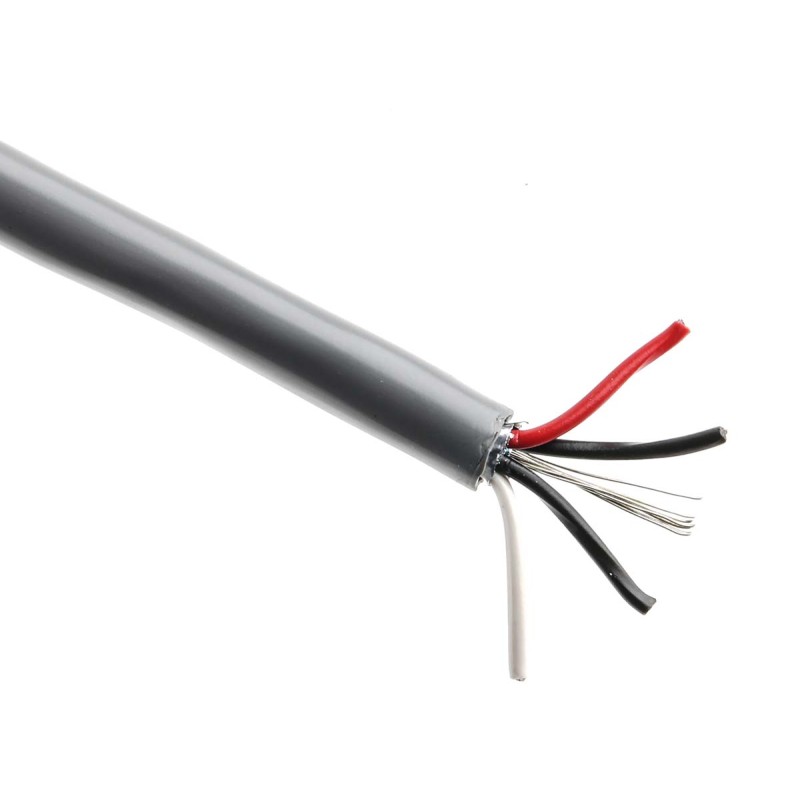 1 Box of 304 M - Belden Twisted Pair Data Cable, 2 Pairs, 0.2 mm², 4 Cores, 24 AWG, Screened, 304m, Chrome Sheath