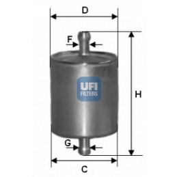 UFI fuel filters 31 760 00