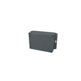 1 pcs : PN-1324-DGMB - Electrical Enclosures IP65 NEMA 4X Box Dark Gray with Mounting Brackets (6.7 X 4.8 X 2.2 In)