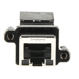 1 pcs - Amphenol MRJ Series Female to Female RJ45 Connector, Through Hole, Cat5e