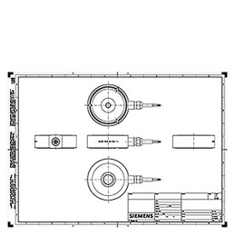 1 pcs - Siemens SIWAREX WL Series Load Cell, 500kg Range, Compression Measure