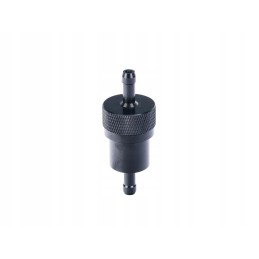 Aluminum fuel filter 6 5x28x71 black