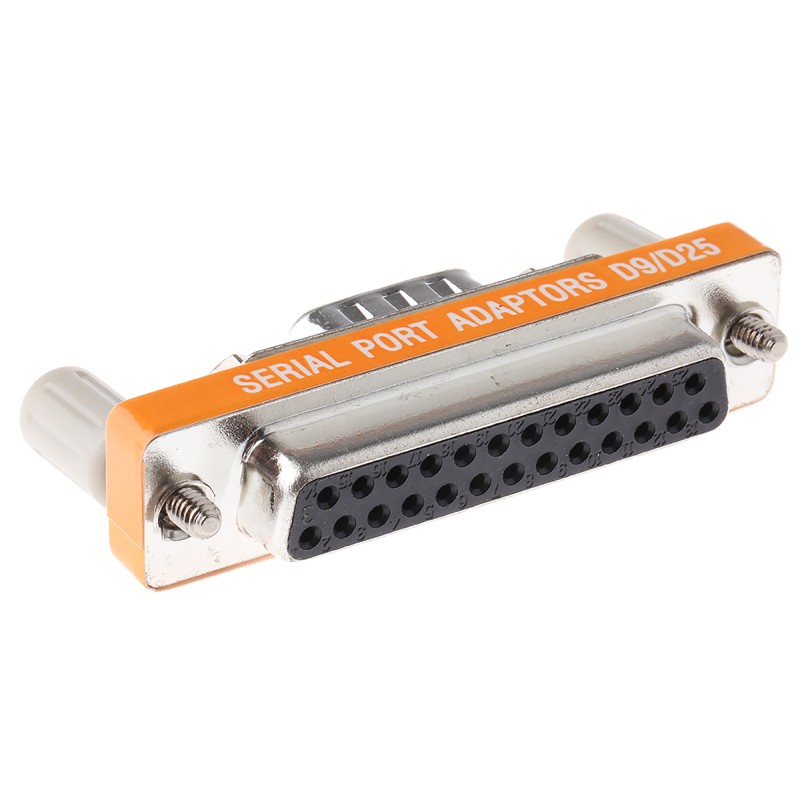 1 pcs - RS PRO D Sub Adapter Male 9 Way D-Sub to Female 25 Way D-Sub