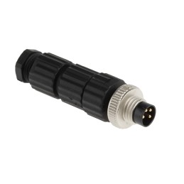 1 pcs - Hirschmann Circular Connector, 4 Contacts, Cable Mount, M8 Connector, Plug, Male, IP67, E Series