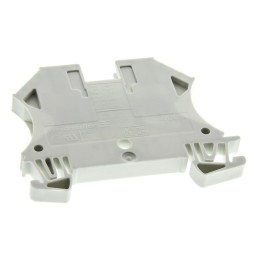 10 pcs - Weidmuller WDU Series White Standard Din Rail Terminal, 4mm², Single-Level, Screw Termination, ATEX