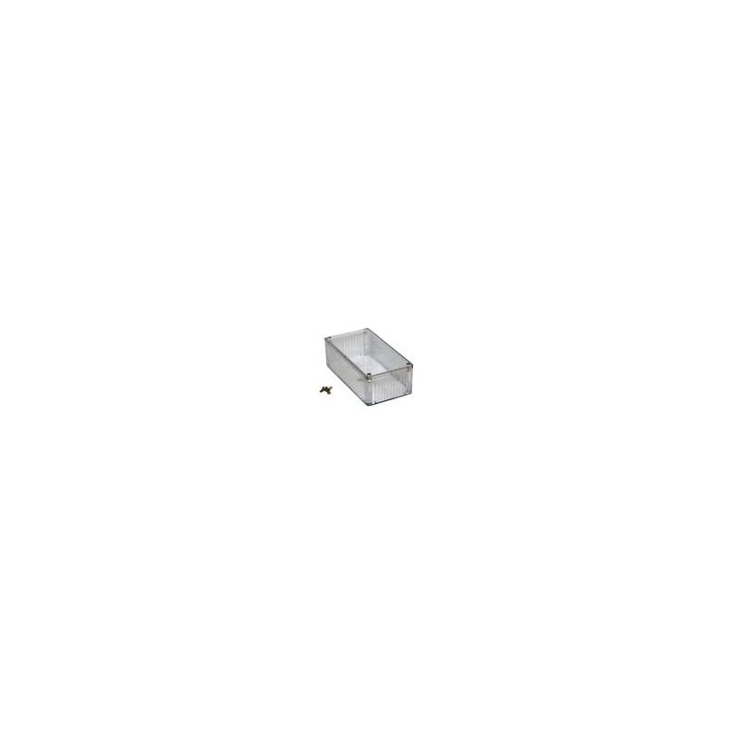 1 pcs : 1591DTCL - Enclosures, Boxes & Cases Polycarbonate 5.9x3.2x1.8' Clear