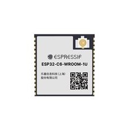 1 pcs : ESP32-C6-WROOM-1U-N4 - Multiprotocol Modules ESP32-C6-WROOM-1U is a ESP32-C6 based module, Wi-Fi 6 in 2.4 GHz band, Blue