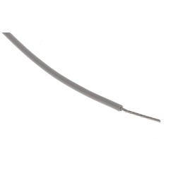 1 Reel of 100 M - RS PRO Grey 0.6 mm² Hook Up Wire, 20 AWG, 19/0.2 mm, 100m, PTFE Insulation