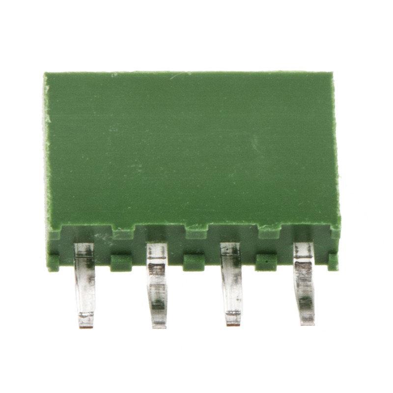 10 pcs - TE Connectivity AMPMODU HV100 Series Straight Through Hole Mount PCB Socket, 4-Contact, 1-Row, 2.54mm Pitch, Solder