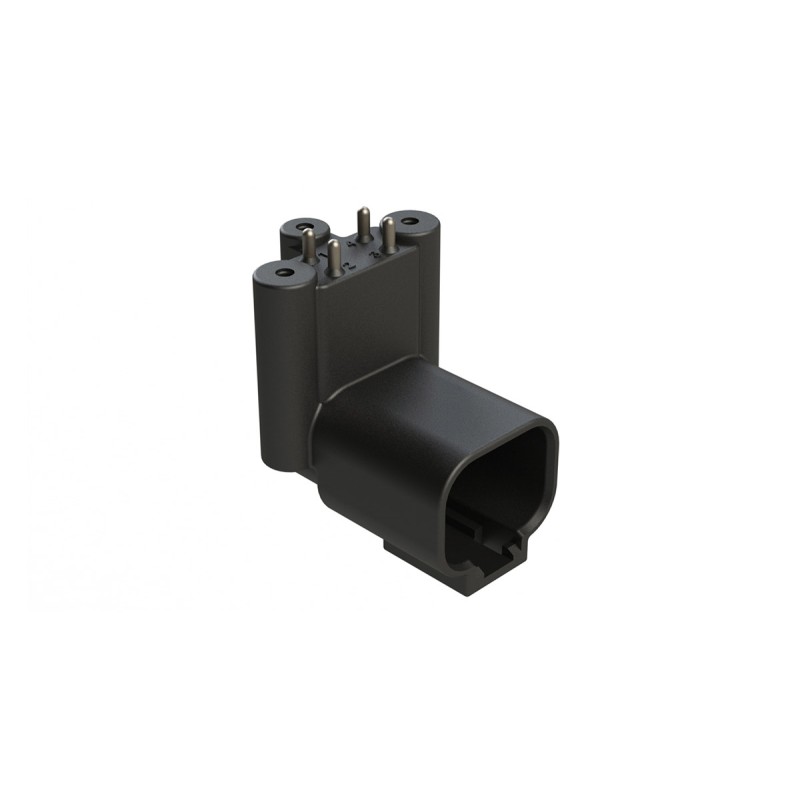 1 pcs - Amphenol Industrial, AT BoardLock Automotive Connector Plug 4 Way, Screw Termination