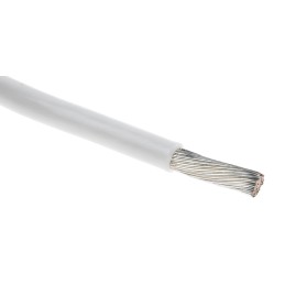 1 Reel of 100 M - RS PRO White 3 mm² Hook Up Wire, 12 AWG, 37/0.32 mm, 100m, ETFE Insulation