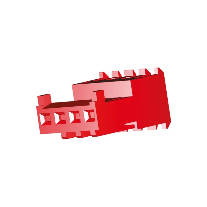 10 pcs - TE Connectivity 6-Way IDC Connector Socket for Cable Mount, 1-Row