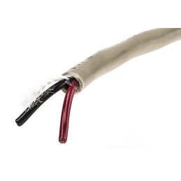 1 Reel of 100 M - Alpha Wire Multicore Data Cable, 0.23 mm², 2 Cores, 24 AWG, Unscreened, 100m, Grey Sheath