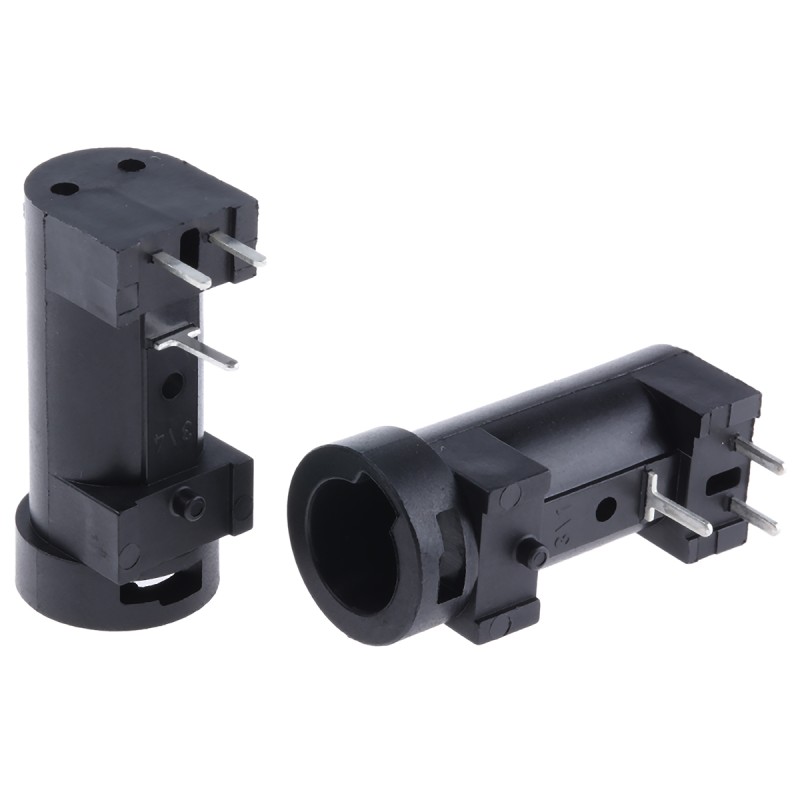 5 pcs - Littelfuse 6.3A PCB Mount Fuse Holder for 5 x 20mm Fuse, 250V ac